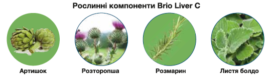 Roslunni komponenty Brio Liver C